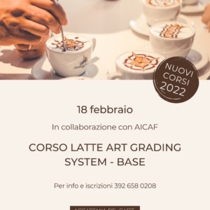 corso latte art febbraio